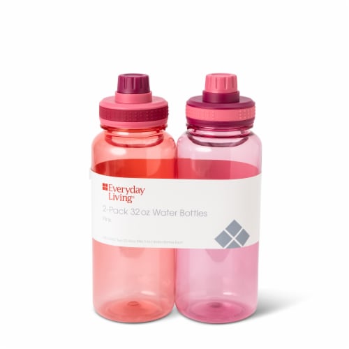 Everyday Living® Water Bottles Plastic - Pink Perspective: front