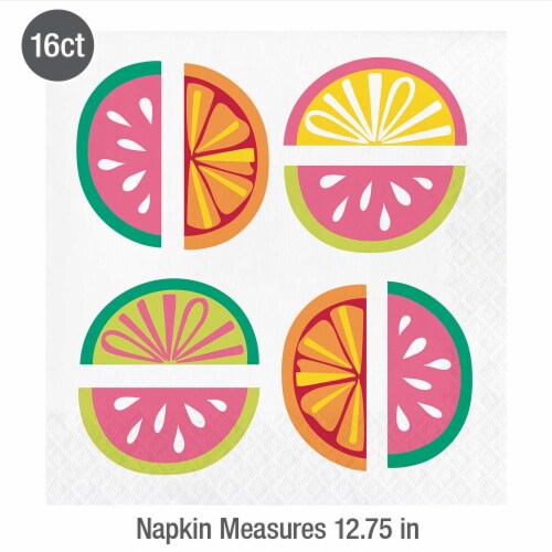 Everyday Living Watermelon Dinner Napkin Perspective: front