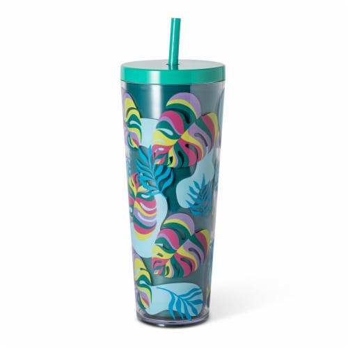 Everyday Living® Axel Plastic Multi Palm Tumbler Perspective: front
