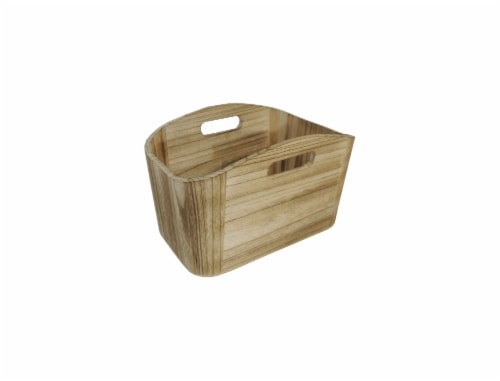 HD Designs Wood Basket - Large Perspective: front