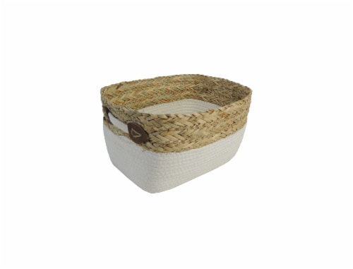 HD Designs Seagrass/Rope Basket - Medium Perspective: front