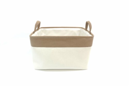 HD Designs Large Rectangular Printed Fabric Basket Perspective: front