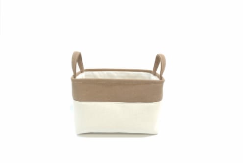 HD Designs Small Rectangular Printed Fabric Basket Perspective: front