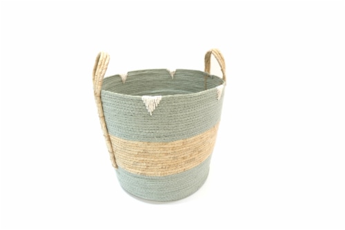 HD Designs Round Paper Rope Basket Perspective: front