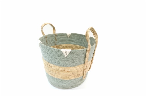 HD Designs Round Paper Rope Basket Perspective: front