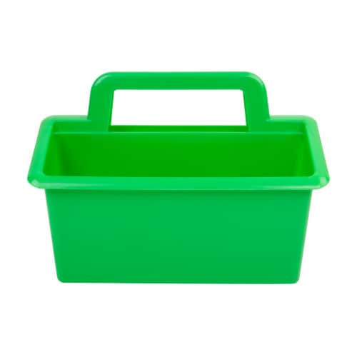 Office Works 4 Compartment Caddy - Green Perspective: front