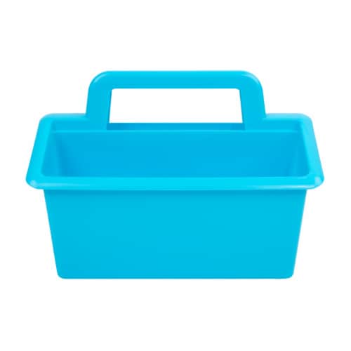 Office Works 4 Compartment Caddy - Light Blue Perspective: front