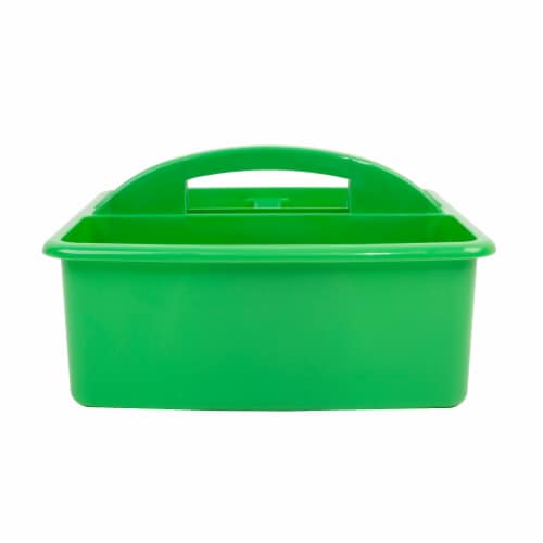 Office Works 3 Compartment Caddy - Green Perspective: front