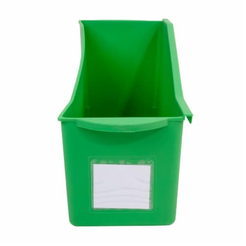 Office Works Magazine Holder - Green Perspective: front