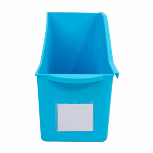 Office Works Magazine Holder - Light Blue Perspective: front