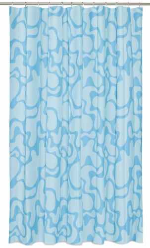 Everyday Living Shower Curtain with Hooks Perspective: front