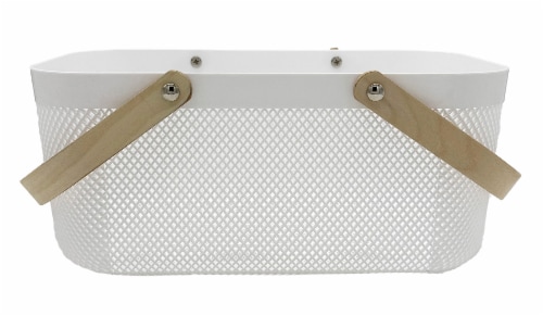 Everyday Living Large Storage Basket with Handles Perspective: front