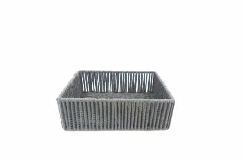 HD Designs Small Woven Fabric Rope Basket Perspective: front