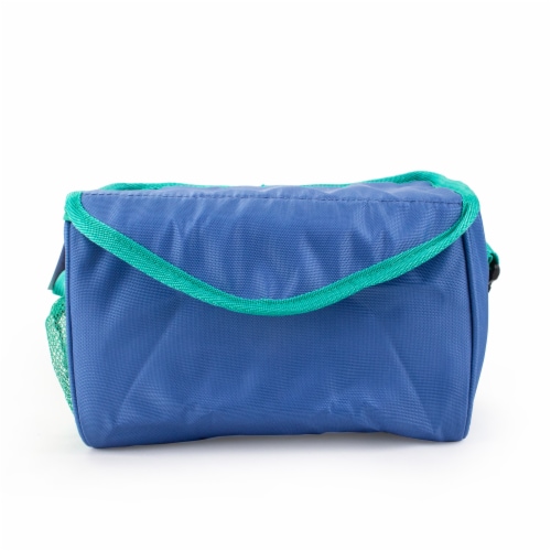 Everyday Living® Cube Lunch Bag - Blue Perspective: front