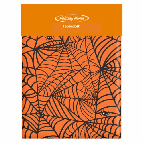 Holiday Home® Spiderweb Vinyl Tablecloth Perspective: front