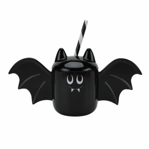 Holiday Home Bat Halloween Cup Perspective: front