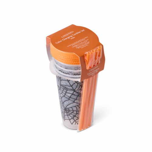 Holiday Home Color Changing Tumblers - Webs Perspective: front