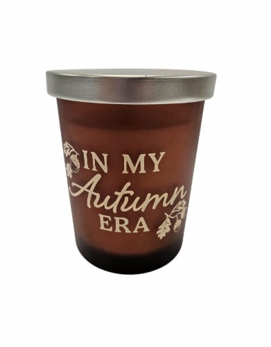 HD Designs Harvest Frosted Jar Candle - Autumn Era Perspective: front