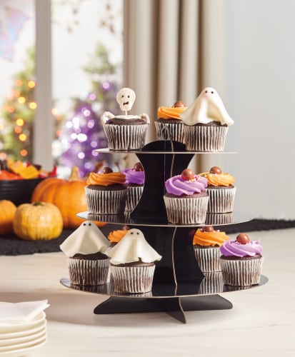 Holiday Home Halloween Cake Stand Perspective: front