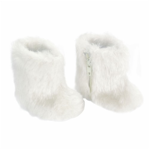 Shaggy faux fur boots store