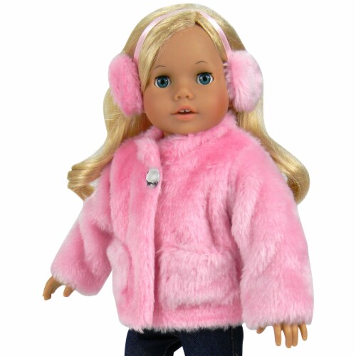 Sophia's - 18 Doll - Travel Suitcase Set - Hot Pink