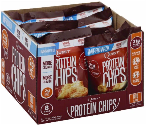 Quest Nutrition Protein Chips Perspective: front