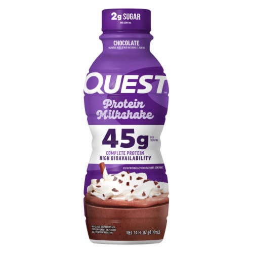 Quest™ Nutrition High Protein Chocolate Milkshake Perspective: front