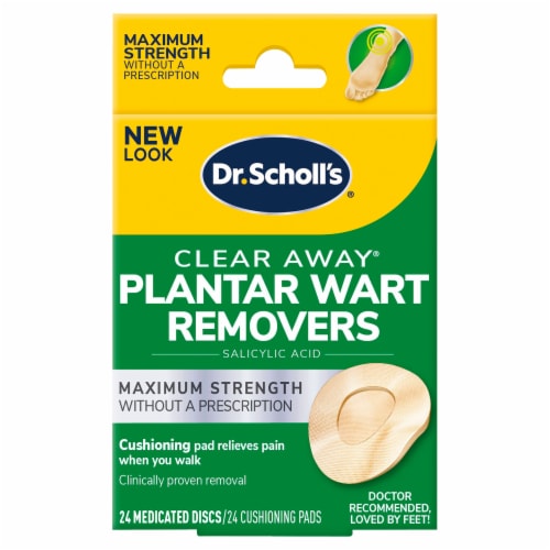 Dr. Scholl s Clear Away Wart Remover Pads 24 ct Harris Teeter