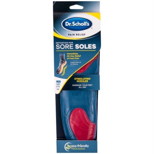 Dr. Scholl's Men's Orthotics for Sore Soles, 8-14 Meyer