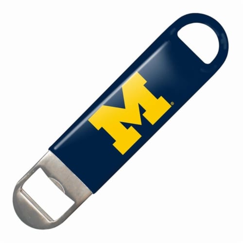 Michigan Wolverines Bottle Opener Perspective: front