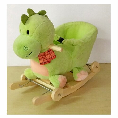 PonyLand Toys Dino Rocking Chair With Wheels And Music 1 each Dillons Food Stores