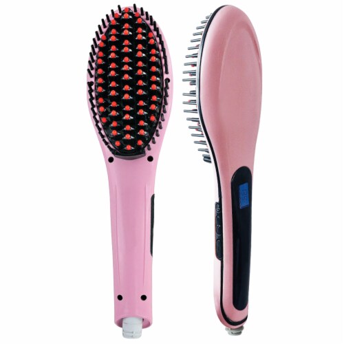 As Seen On TV Professional Hair Straightener Detangler Brush 1 Fry s Food Stores