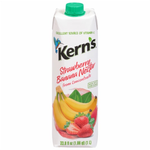 Kern's® Strawberry Banana Nectar, 33.8 fl oz - Foods Co. Kern's® Strawberry Banana Nectar, 33.8 fl oz - Foods Co.