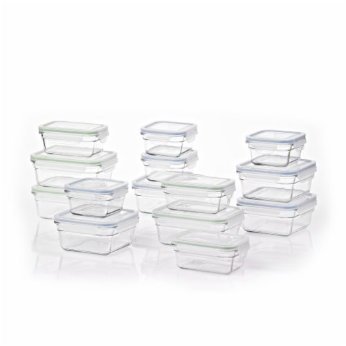 Glasslock Airtight Rectangular Glass Storage Container (5 oz)