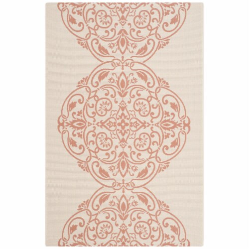 Safavieh MSR4230-231-5 Martha Stewart Medium Rectangle Area Rug, CInnamon Stick - 5 ft. - 3 i Perspective: front