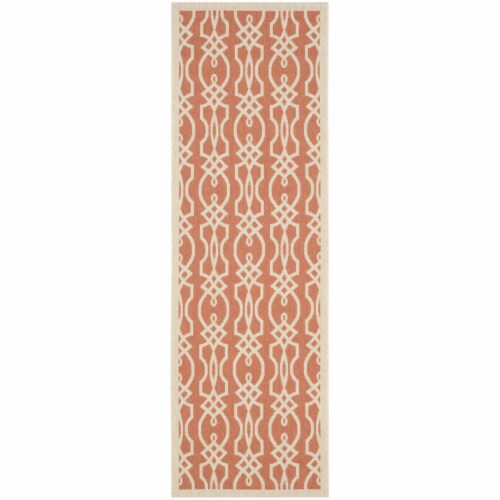 Safavieh MSR4220-011-38 Martha Stewart Runner Area Rug, CInnamon Stick - 2 ft. - 7 in. x 8 ft Perspective: front