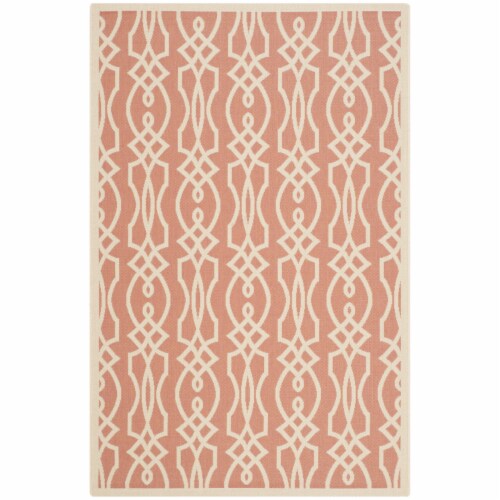 Safavieh MSR4220-011-5 Martha Stewart Medium Rectangle Area Rug, CInnamon Stick - 5 ft. - 3 i Perspective: front