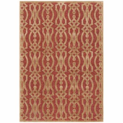 Safavieh MSR4485-1620-4 Martha Stewart Power Loomed Rectangle Area Rug, Cinnamon Stick - 4 ft Perspective: front