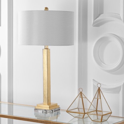 SAFAVIEH Lighting Perri Table Lamp Gold Off White 16