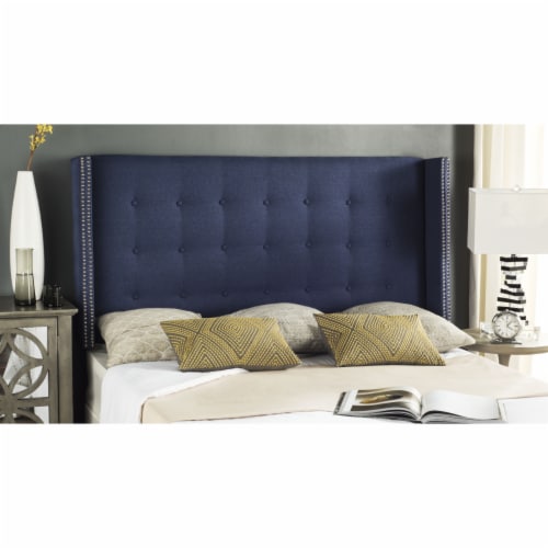 Queen store winged headboard
