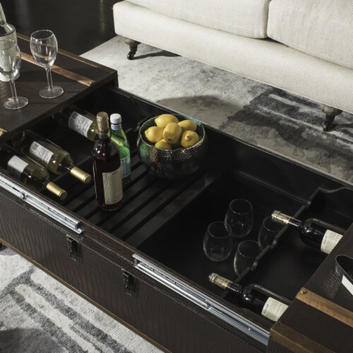 Wine holder coffee table hotsell