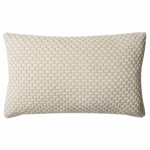 Safavieh Natural Sweet Knit Pillow Perspective: front