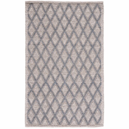 SAFAVIEH Natura Collection NAT313G Handwoven Silver Rug 5' x 8' Perspective: front