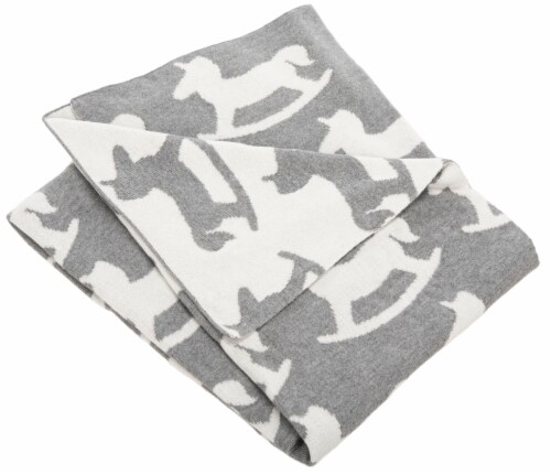 Safavieh Rocky Baby Throw - Grey Perspective: front