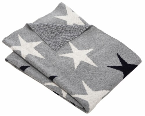 Safavieh Star Baby Throw - Grey Perspective: front