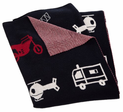 Safavieh Westley Baby Throw - Navy Perspective: front