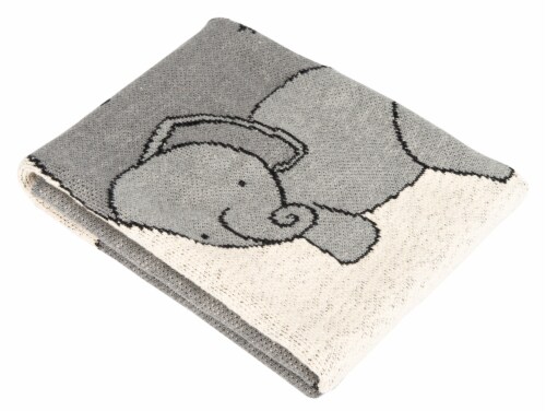 Safavieh Elle Baby Throw - Grey Perspective: front