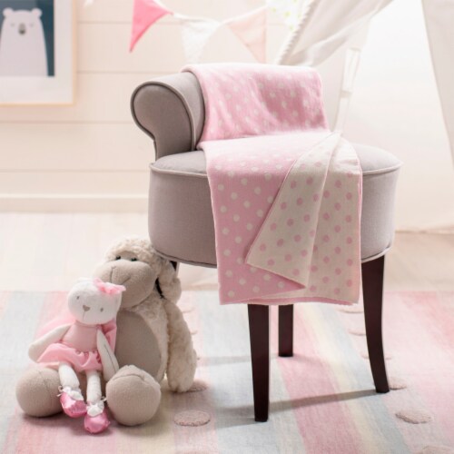 Safavieh Dottie Baby Throw - Pink Perspective: front