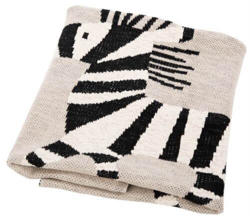 Safavieh Zazu Baby Throw - Grey Perspective: front