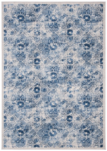 Safavieh Martha Stewart Brentwood Area Rug - Cream/Blue Perspective: front
